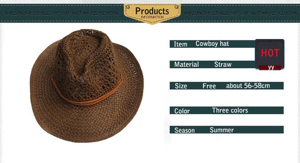 Cowboy Straw Hat
