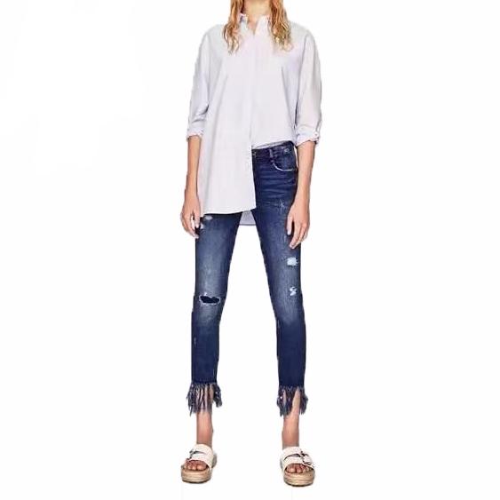 Western Style Ninth-length Jeans