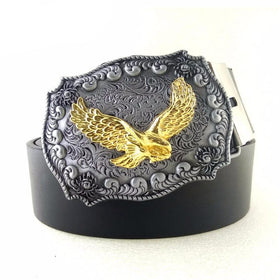 Cowboy Belt Eagle Buckles