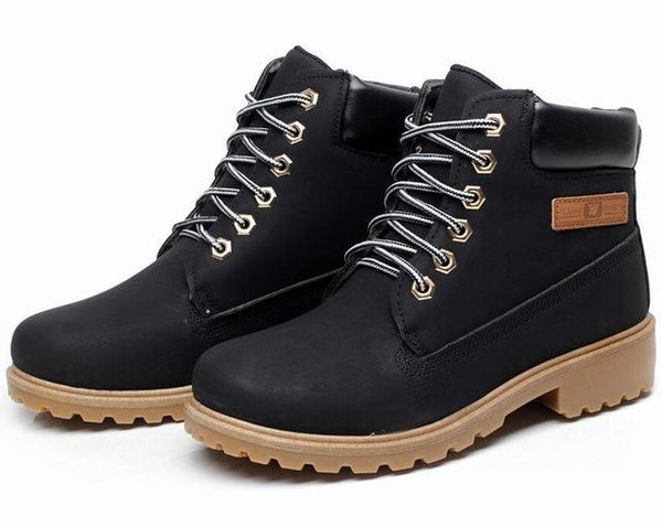 Suede Leather Unisex Boots